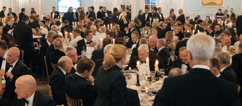 Image of people at a black tie event