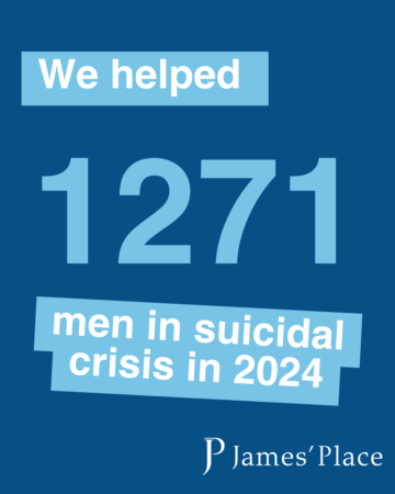 We helped 1271 men in suicidal crisis in 2024